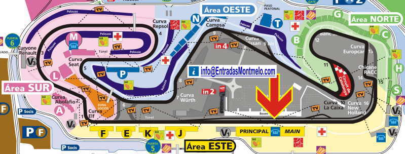 Entrada Tribuna MotoGP Montmelo Circuit de Catalunya - Entradas Circuit Catalunya | Entradas F1 & entradas motoGP